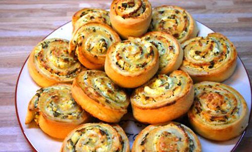 rollos de ajo