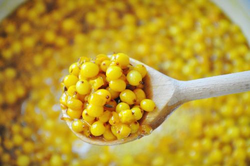 Mermelada pasteurizada de espino amarillo