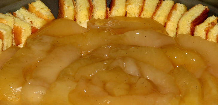 Muy sabroso charlotte con manzanas
