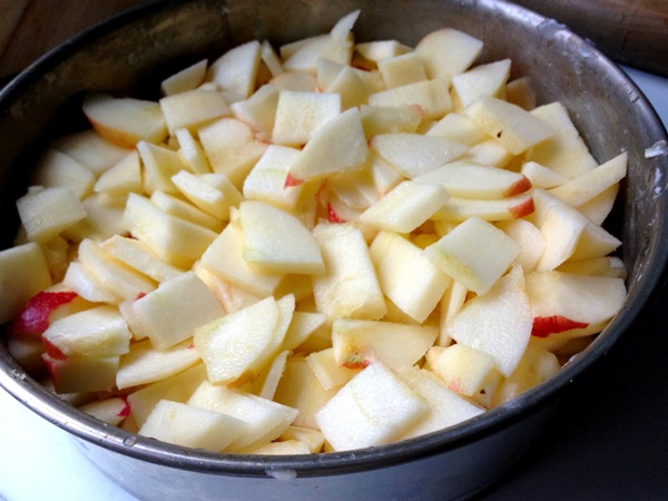 Muy sabroso charlotte con manzanas