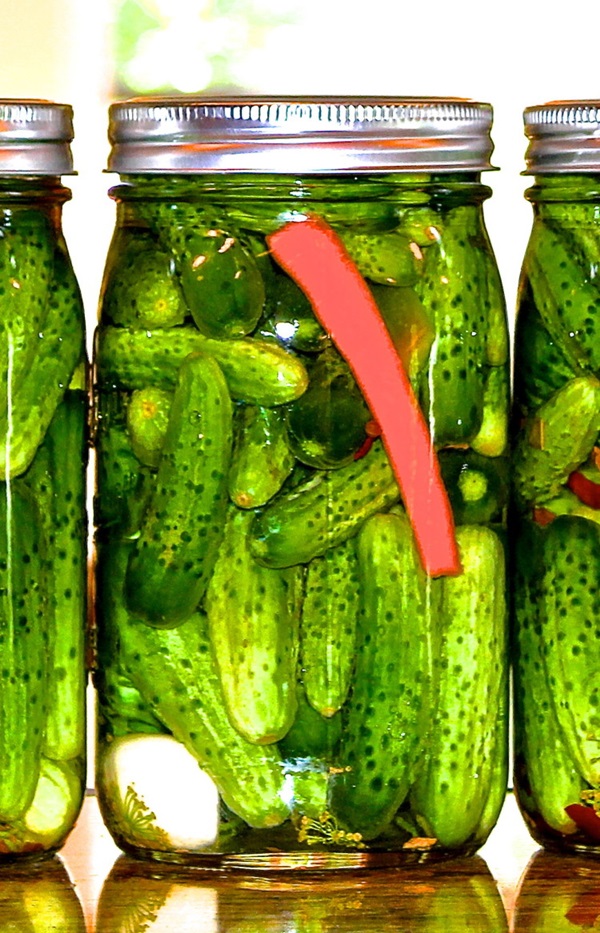 Sabrosos pepinos con ajo para el invierno