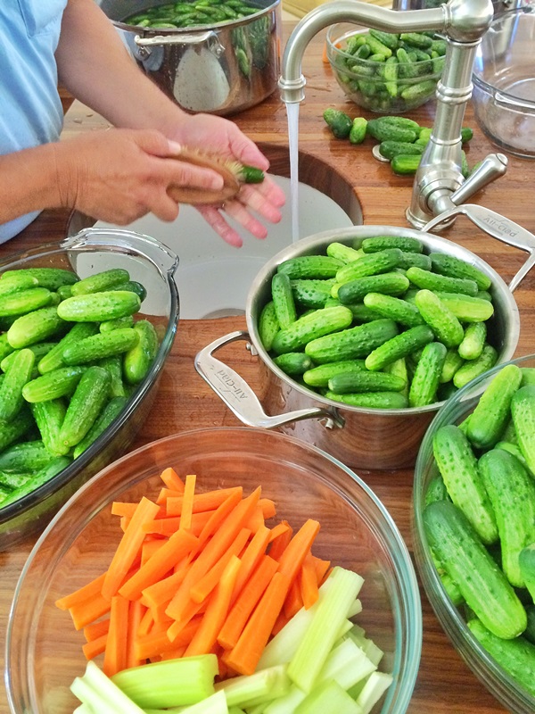 Sabrosos pepinos con ajo para el invierno