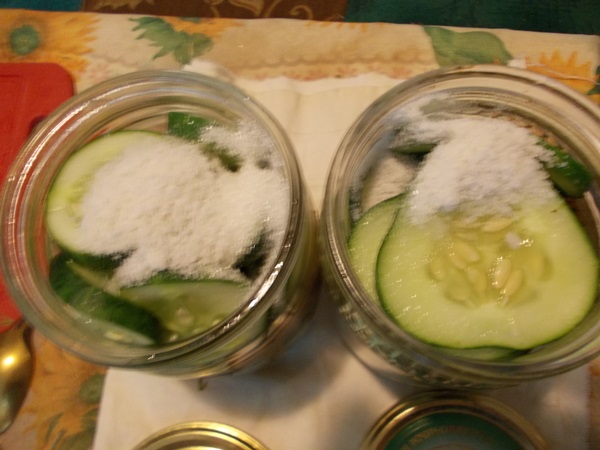 Sabrosos pepinos con ajo para el invierno