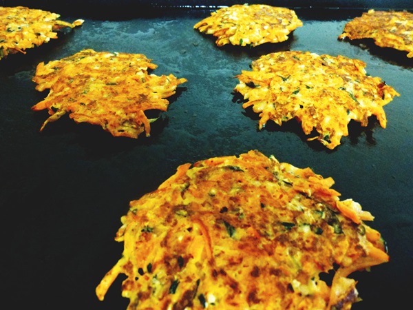 Deliciosos panqueques de calabacines en recetas rápidas