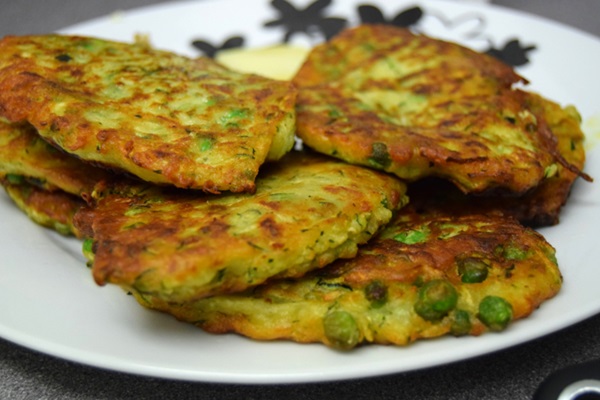 Deliciosos panqueques de calabacines en recetas rápidas