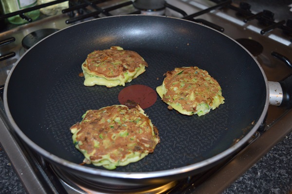 Deliciosos panqueques de calabacines en recetas rápidas