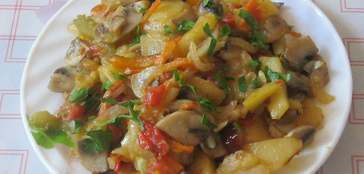 Guiso de verduras en el multivark