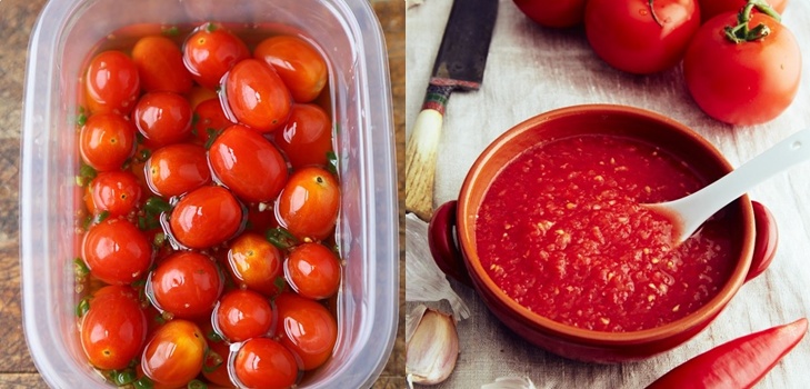 Tomates con ajo para el invierno, recetas. Cosecha de tomates con ajo para el invierno: una receta para cocinar rápidamente, sin esterilización, salada sin bañarse