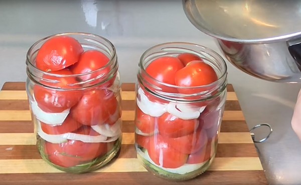 Tomates en gelatina para el invierno - recetas con cebolla, sin esterilización. Tomates en vinagre cosechados en gelatina para el invierno