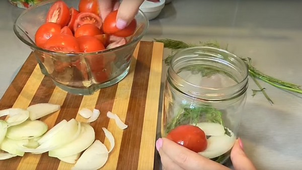 Tomates en gelatina para el invierno - recetas con cebolla, sin esterilización. Tomates en vinagre cosechados en gelatina para el invierno