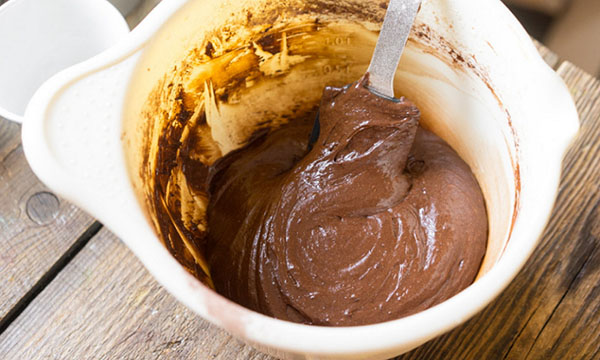 Una receta simple: magdalenas festivas de chocolate con ganash