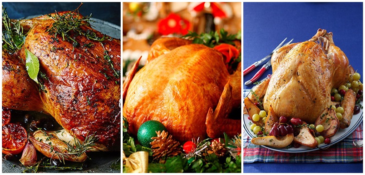 La receta de pavo para el Año Nuevo 2017 y Navidad - en el horno, multivark, en una sartén, con salsa de crema agria y verduras
