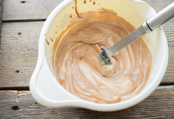 Receta de exquisita crema de chocolate