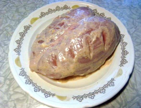 pecho en mayonesa
