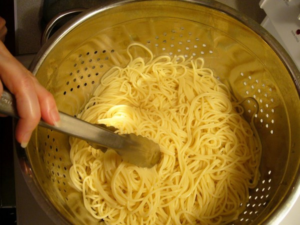 Pasta con cerdo
