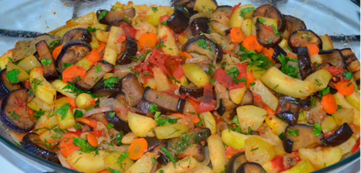 Berenjena salteada