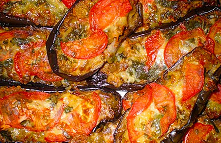 un delicioso salteado de berenjena