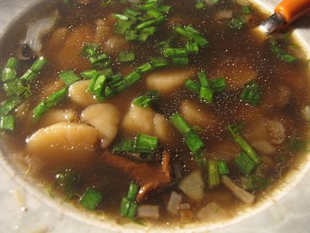 La receta para la sopa de hongos secos, sus propiedades útiles