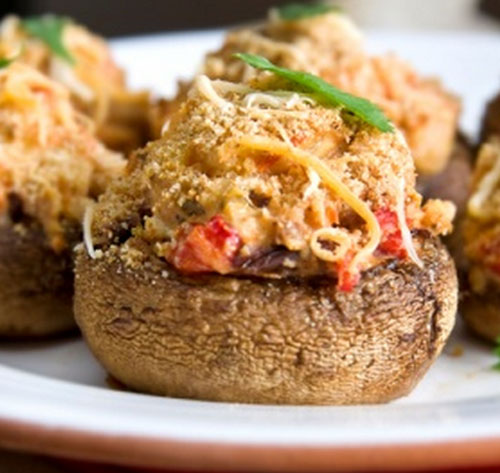  Champiñones rellenos