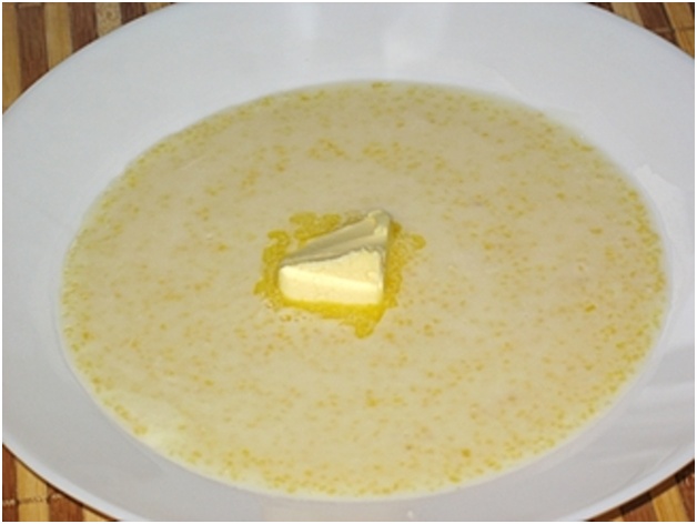 cereal con mantequilla