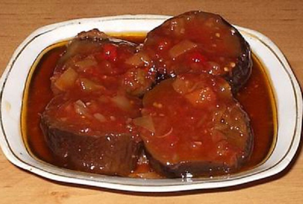 Ensalada de berenjena para el invierno