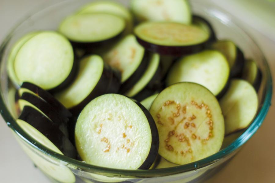 Ensalada de berenjena para el invierno