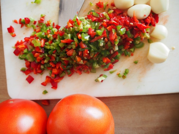 Ensalada de tomate para el invierno