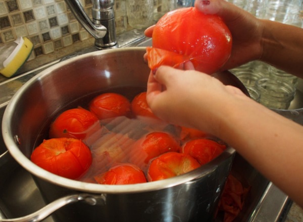 Ensalada de tomate para el invierno
