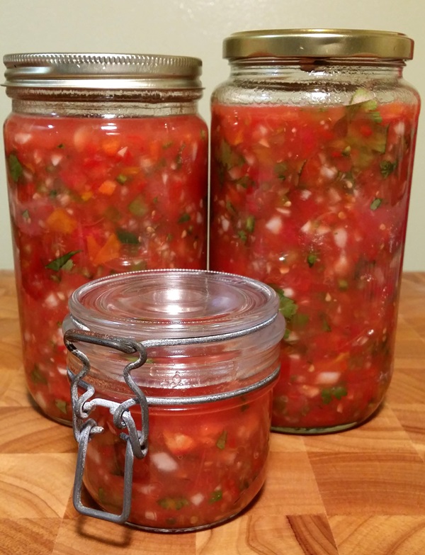 Ensalada de tomate para el invierno