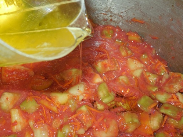 Ensalada de tomate para el invierno