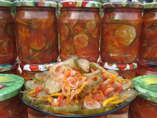 Ensalada de tomate para el invierno