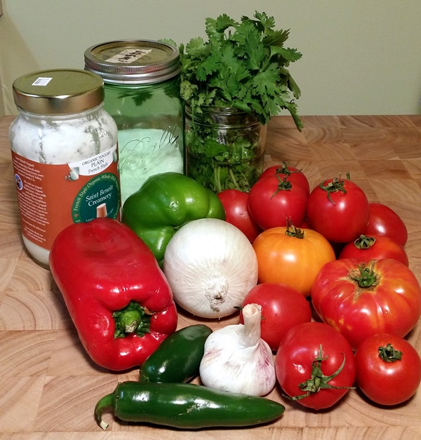 Ensalada de tomate para el invierno
