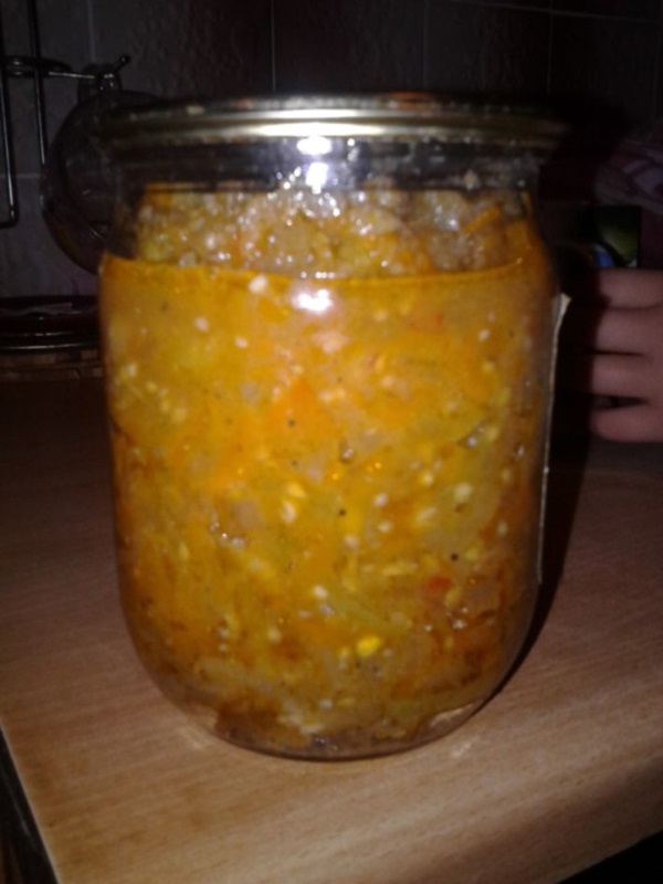 Ensalada de tomate para el invierno