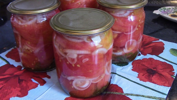 Ensalada de tomate para el invierno