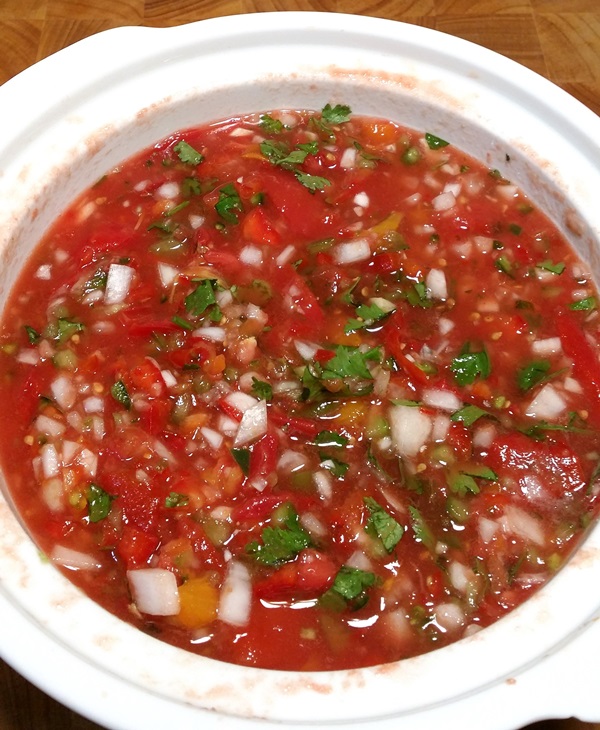 Ensalada de tomate para el invierno