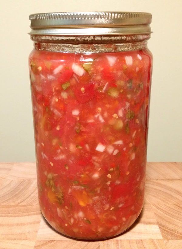 Ensalada de tomate para el invierno