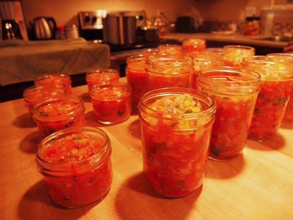 Ensalada de tomate para el invierno