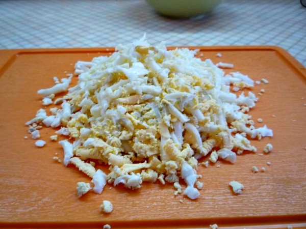 Ensalada de estómagos de pollo