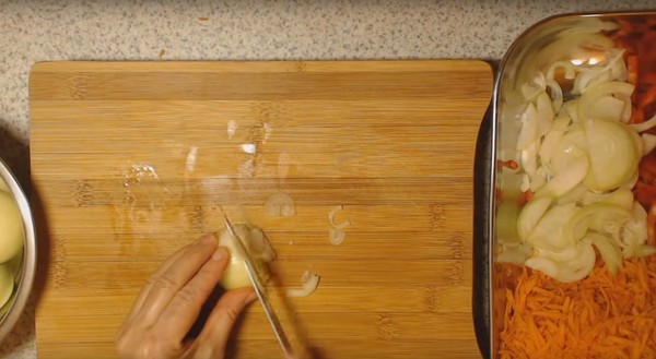 Ensalada con arroz y verduras para el invierno. Recetas de ensalada para el invierno con arroz y tomates, calabacín, zanahorias