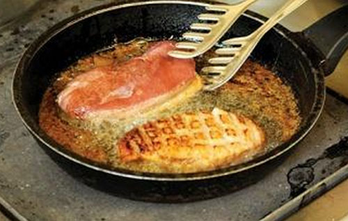 Fry la carne