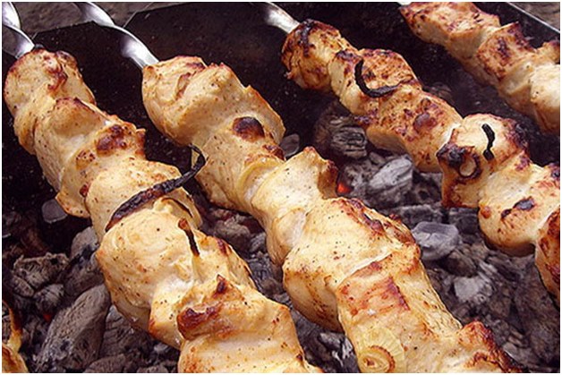 pinchos de pollo