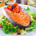 Salmón al horno en el horno