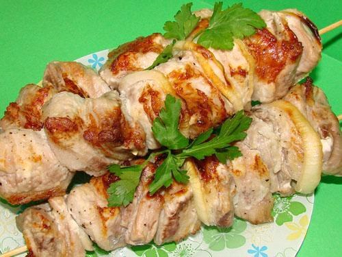 kebab de cerdo