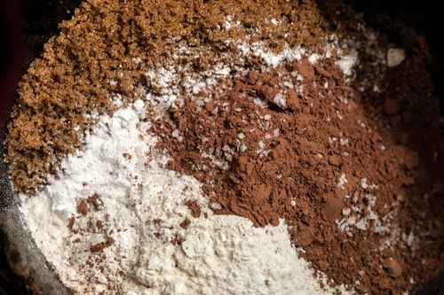 Cupcake de chocolate en multivarquet - receta rápida con foto