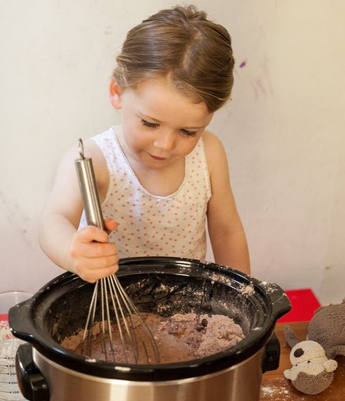 Cupcake de chocolate en multivarquet - receta rápida con foto
