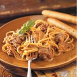Espagueti con queso