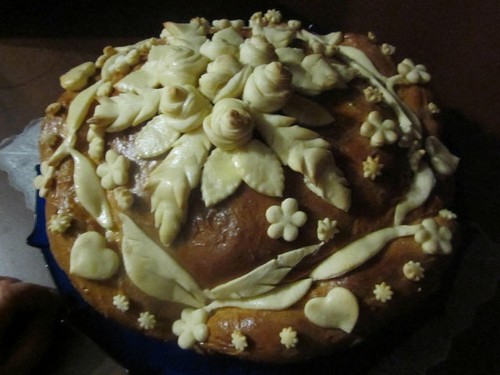 Un pan de la boda con sus propias manos, una receta y una foto