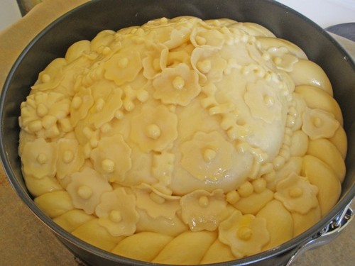 Un pan de la boda con sus propias manos, una receta y una foto
