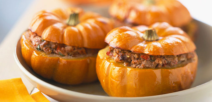 Calabaza en el horno