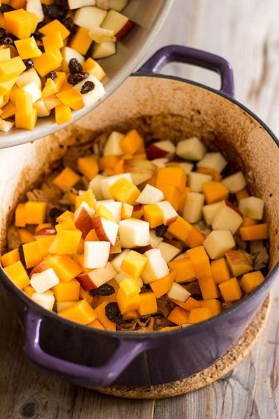 Calabaza en el horno